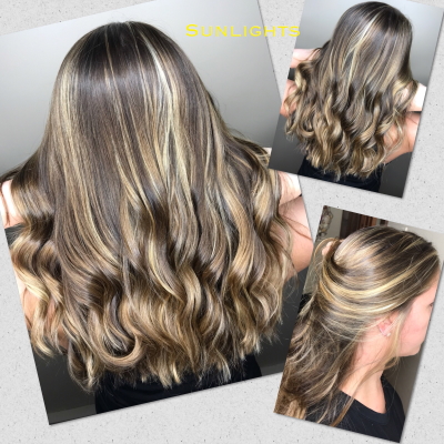 balayage sweep or paint no harsh regrowth line foiliage bronde freehand paint open air paint