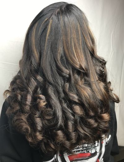 balayage sweep or paint no harsh regrowth line foiliage bronde freehand paint open air paint